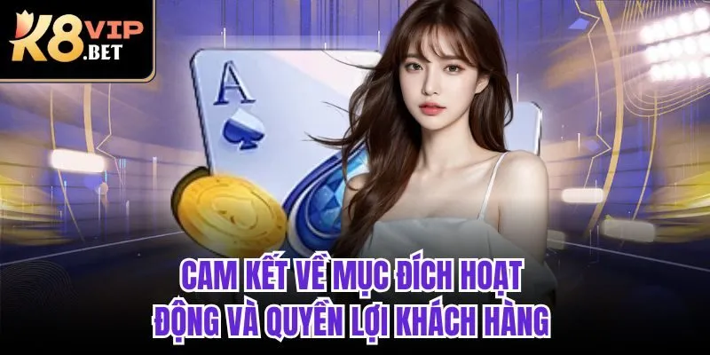 Cam kết về mục đích hoạt động và quyền lợi khách hàng 